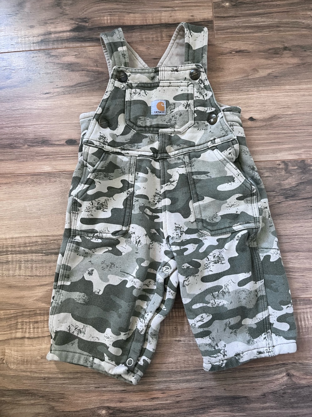 Carhartt camo baby overalls